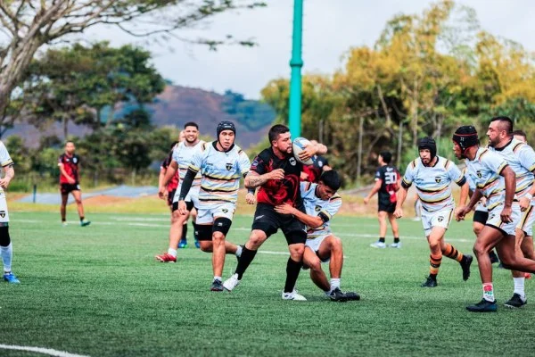 rugby match action